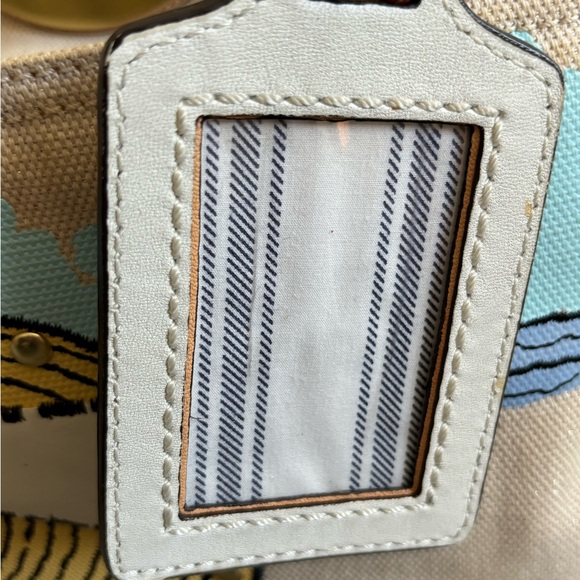 Coach canvas beach umbrella tote - Picture 13 of 16